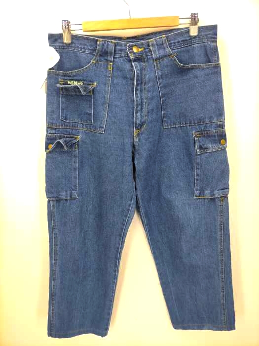 ユーズドフルギ USED古着 {{Fuji Mark}} ワイドデニムカーゴパンツ メンズ 表記無