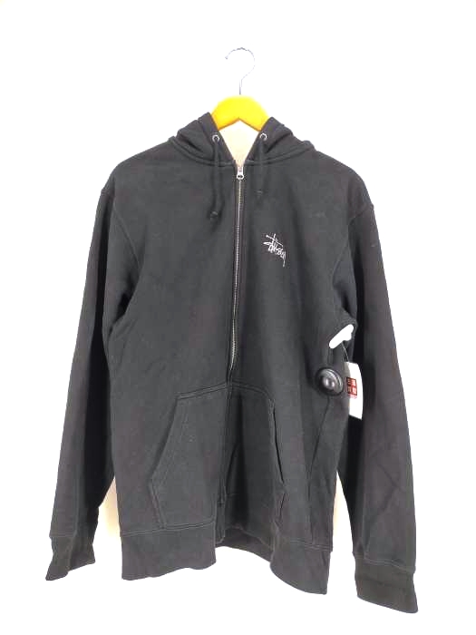 ステューシー Stussy ジップアップ ロゴプリントパーカー メンズ JPN：L