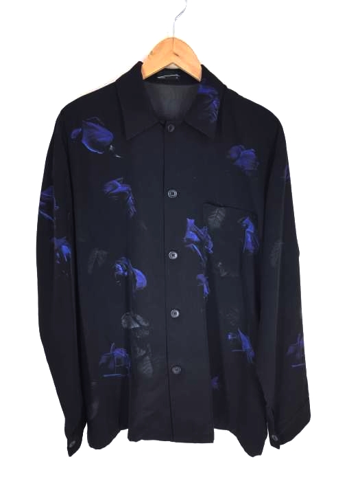 LAD MUSICIAN(ラッドミュージシャン) DECHINE PAJAMA SHIRT INKJET ROSE PHOTO メンズ  44