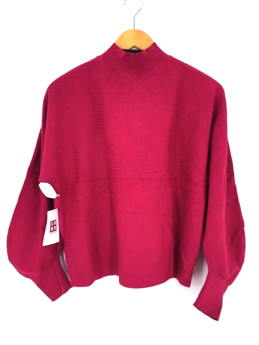 SIMPLICITE(シンプリシテェ) 20AW ハイネックバナナスリーブプルオーバー レディース トップス ニット・セーター