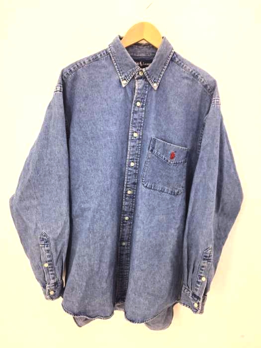 RALPH LAUREN(ラルフローレン) スモールポニー刺繍 BIG SHIRT メンズ import：M