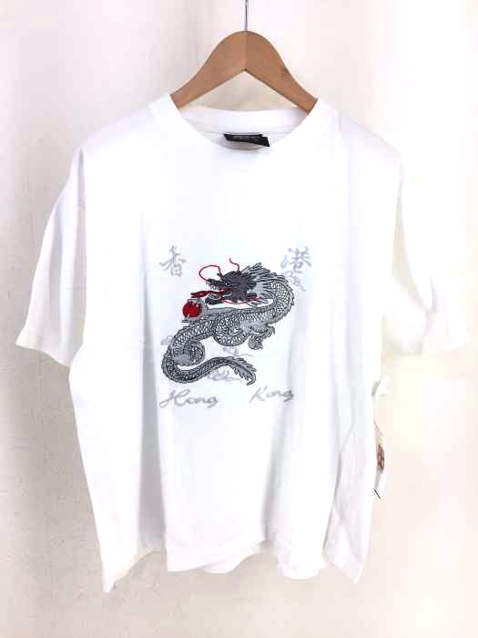 USED古着(ユーズドフルギ) 香港刺繍 クルーネックTEE レディース JPN：M