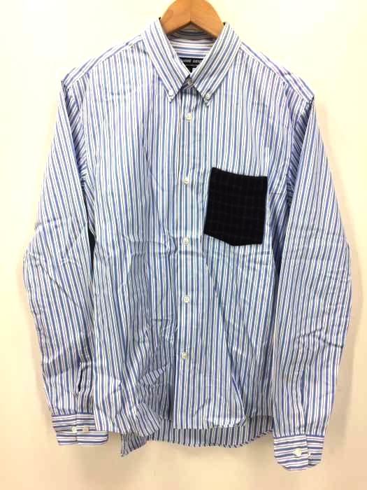 COMME des GARCONS HOMME DEUX(コムデギャルソンオムドゥ) AD2011 ボタンダウンストライプシャツ メンズ JPN：S