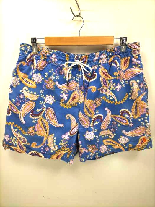 Polo by RALPH LAUREN(ポロバイラルフローレン) コットンナイロン ペイズリー柄 水陸両用ショーツ メンズ JPN：XL