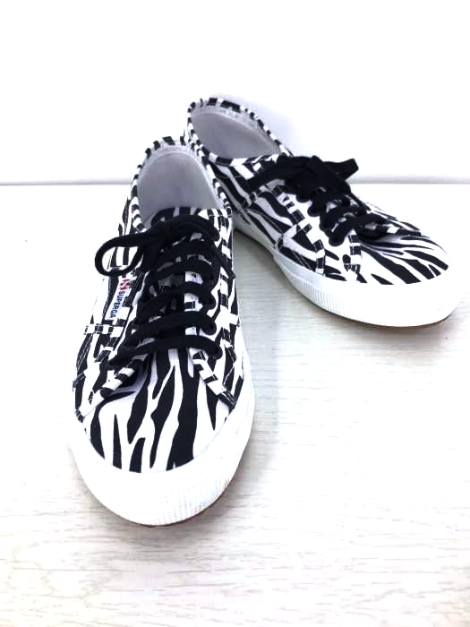 SUPERGA(スペルガ) ゼブラパターンキャンバススニーカー レディース  無