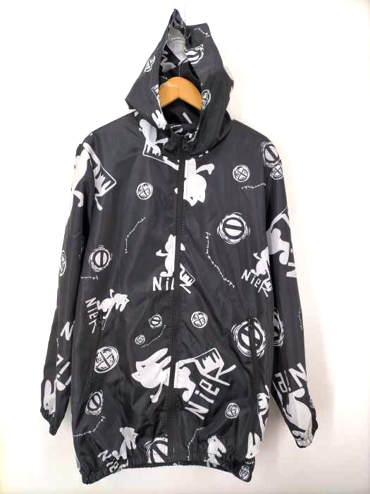 NieR CLOTHING(ニーア クロージング) 総柄ジップブルゾンパーカー メンズ FREE