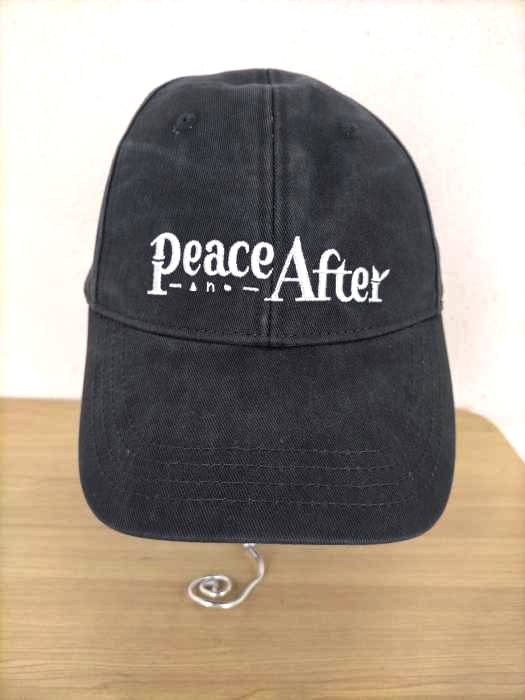 USED古着(ユーズドフルギ) peaceandafter PA-20INCP-01 ロゴ刺繍キャップ メンズ 表記無