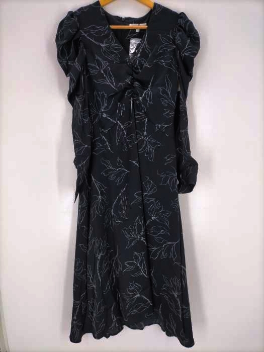 マウジー moussy PUFF SHOULDER FLORAL DRESS レディース 1