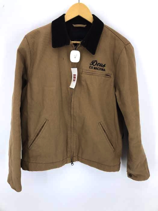 Deus Ex Machina(デウスエクスマキナ) ADDRESS WORKWEAR JACKET 襟コーデュロイ ダックジャケット メンズ import:M