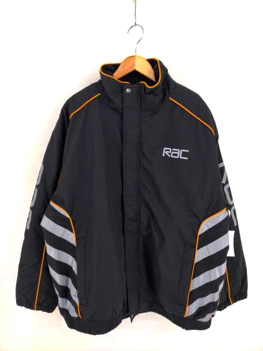 ユーズドフルギ USED古着 rac 企業ロゴ裏地フリースジャケット メンズ JPN：XXL