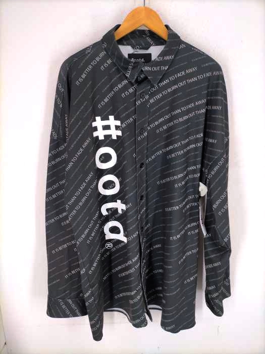 OOTD(オーオーティーディー) バックプリント総柄シャツ メンズ FREE