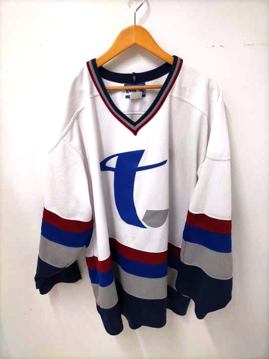 USED古着(ユーズドフルギ) {{KOBE}} カナダ製ホッケーシャツ メンズ import：XL
