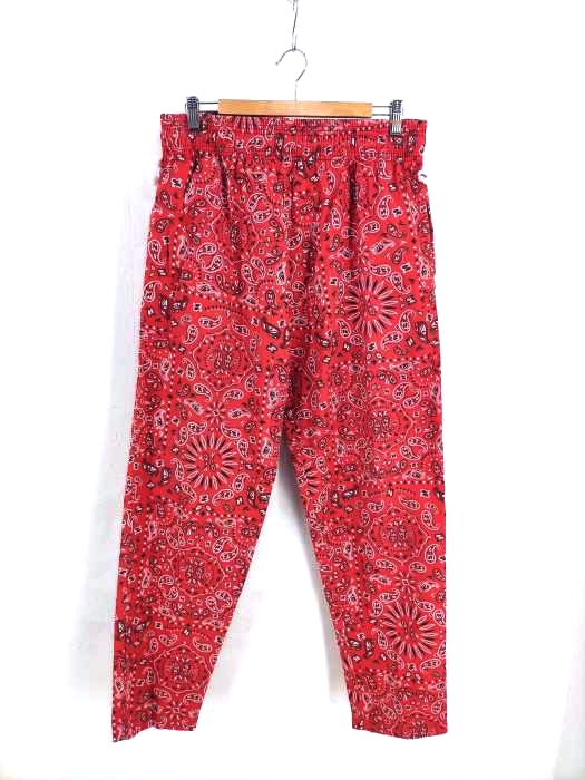 COOKMAN(クックマン) ペイズリー柄 シェフパンツ メンズ JPN：XL