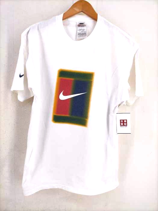 NIKE(ナイキ) 00S MADE IN U.S.A. コートロゴプリント半袖Tシャツ メンズ JPN：M