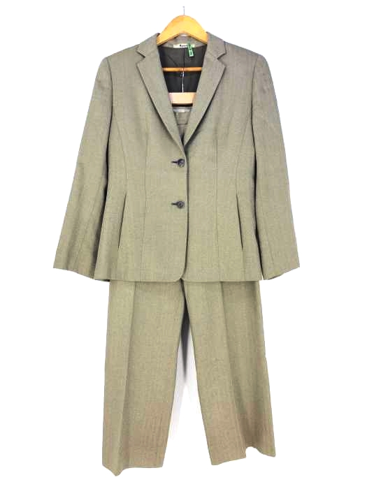 AQUASCUTUM(アクアスキュータム) シルクウール 2B テーラードジャケット  ノータックスラックス レディース  4S