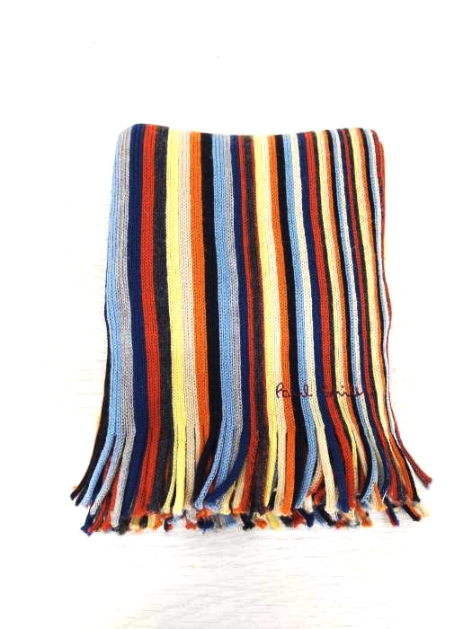 Paul Smith(ポールスミス) ウール ストライプ マフラー メンズ ONE SIZE