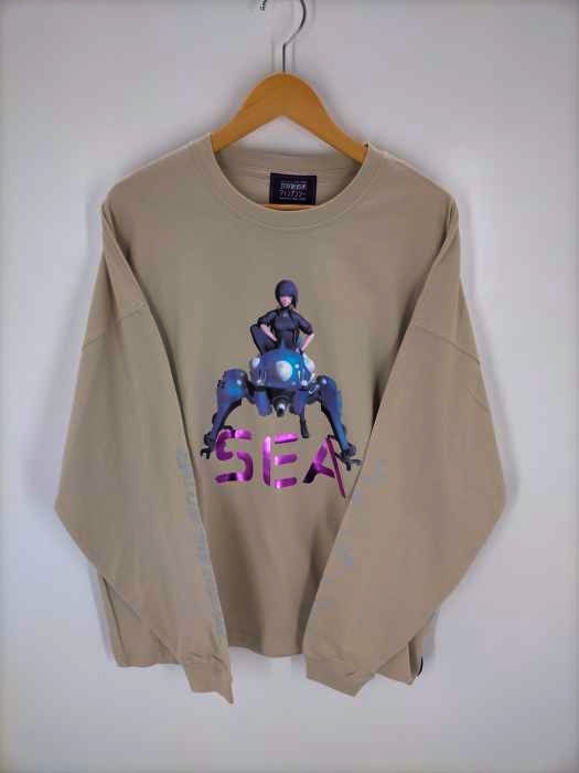 ウィンダンシー WIND AND SEA GHOST IN THE SHELL x WDS ロンT メンズ JPN：L