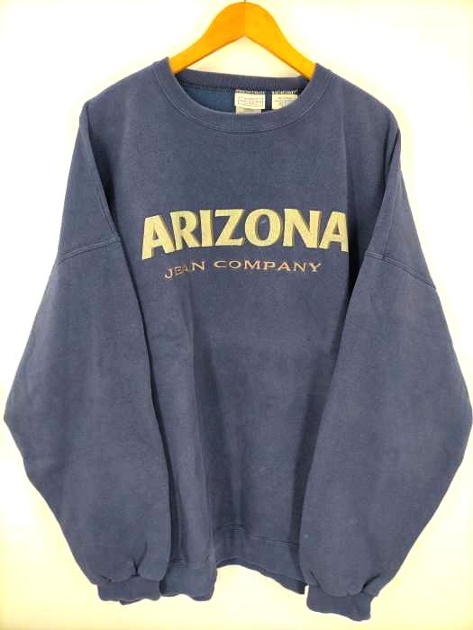 ユーズドフルギ USED古着 ARIZONA 発砲プリント ビッグサイズスウェット メンズ  3XL