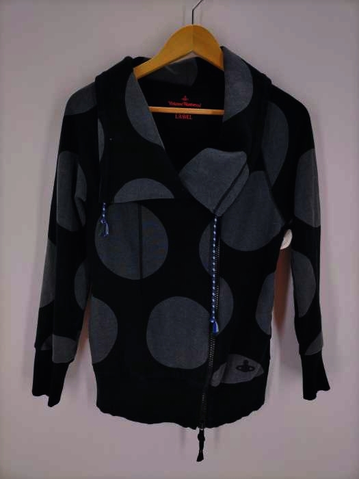 ヴィヴィアンウエストウッドレッドレーベル Vivienne Westwood RED LABEL スウェットライダースジャケット レディース JPN：M