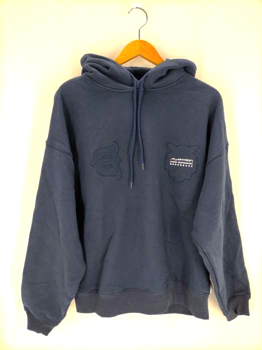 ヱビセンスケートボーズ Evisen skateboards 21AW ×高田音楽製作事務所 TORA EVI LOGO HOODIE メンズ JPN：M
