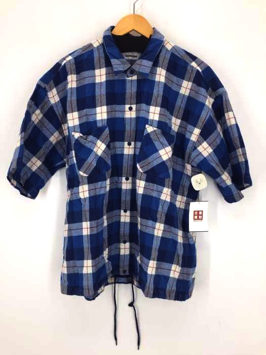 MONKEY TIME(モンキータイム) Block check Shirt jacket メンズ トップス カジュアルシャツ