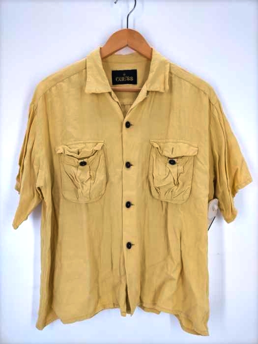 GUESS(ゲス) OLD ループカラー レーヨン開襟シャツ メンズ JPN：3
