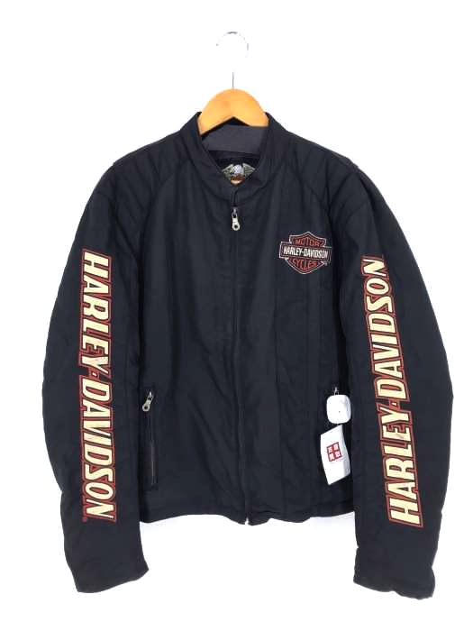 HARLEY DAVIDSON(ハーレーダヴィットソン) 刺繍デザイン ライディング ジャケット メンズ import：M