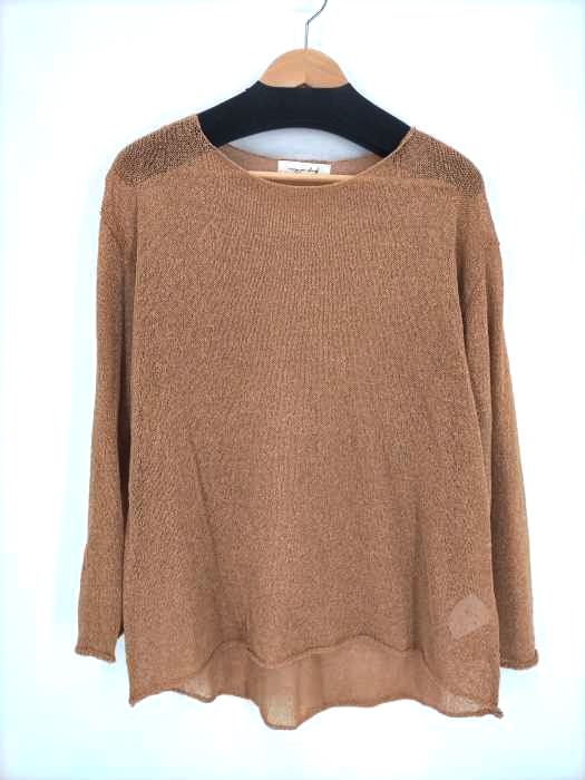 USED古着(ユーズドフルギ) MISSING YOU ALREADY PAPER BOAT NECK KNIT レディース  表記無