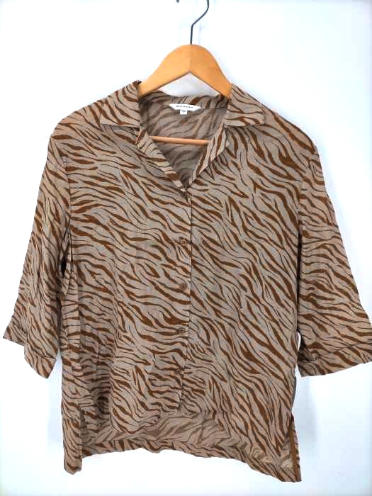moussy(マウジー) SHEER HALF SLEEVE SHIRT レディース FREE