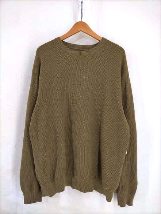 BEAMS PLUS(ビームスプラス) 21SS コットン シルク ピケ クルーネック ニット メンズ JPN：XL