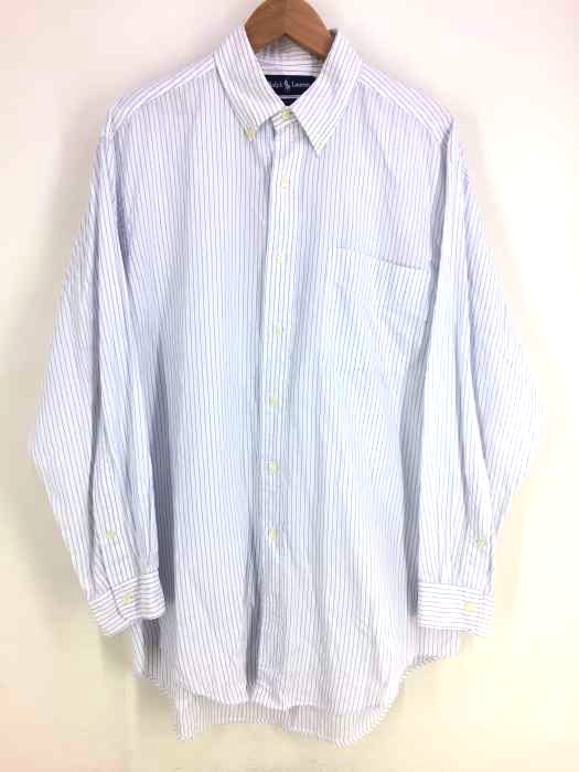 RALPH LAUREN(ラルフローレン) 長袖ボタンダウンストライプシャツ メンズ  16 32/33