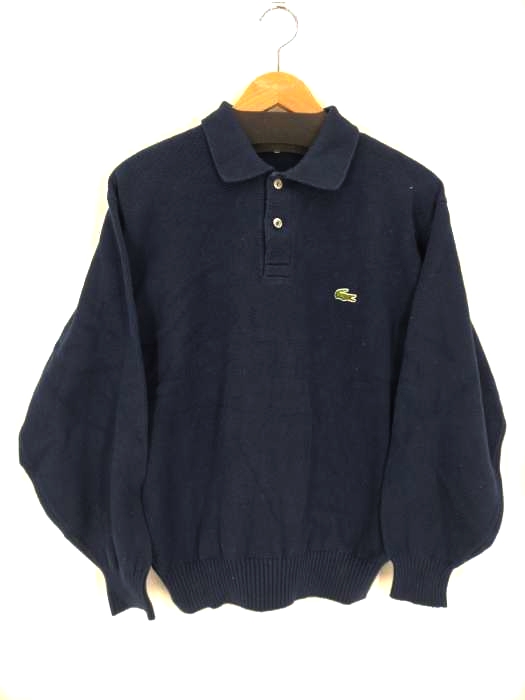 CHEMISE LACOSTE(シュミーズ ラコステ) 80S-90S ニットポロシャツ メンズ JPN：4