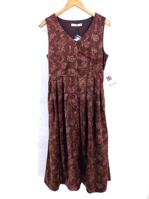 moussy(マウジー) VELVET JUMPER SKIRT レディース  1