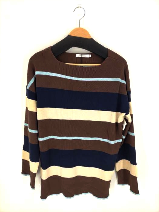 moussy(マウジー) MULTI BORDER KNIT TOP レディース  FREE