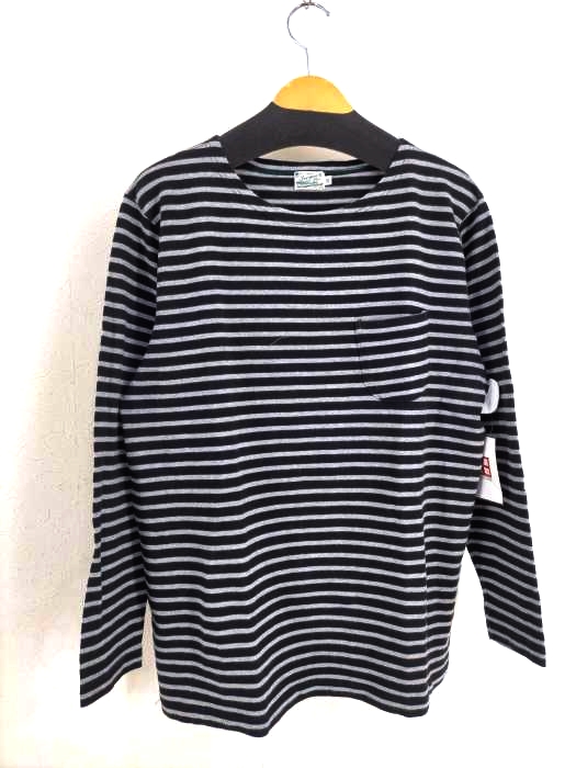 BURGUS PLUS(バーガスプラス) ロングスリーブ バスクシャツ メンズ  XL