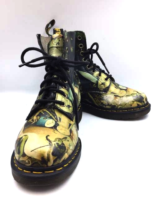 Dr.Martens(ドクターマーチン) PASCAL HELL CORE PRINT 8ホールブーツ レディース  UK6