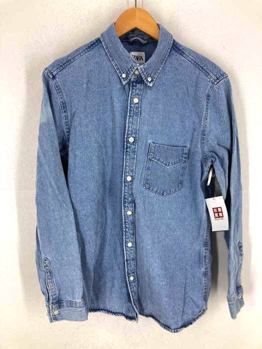 ZARA(ザラ) COTTON DENIM SHIRT メンズ  M