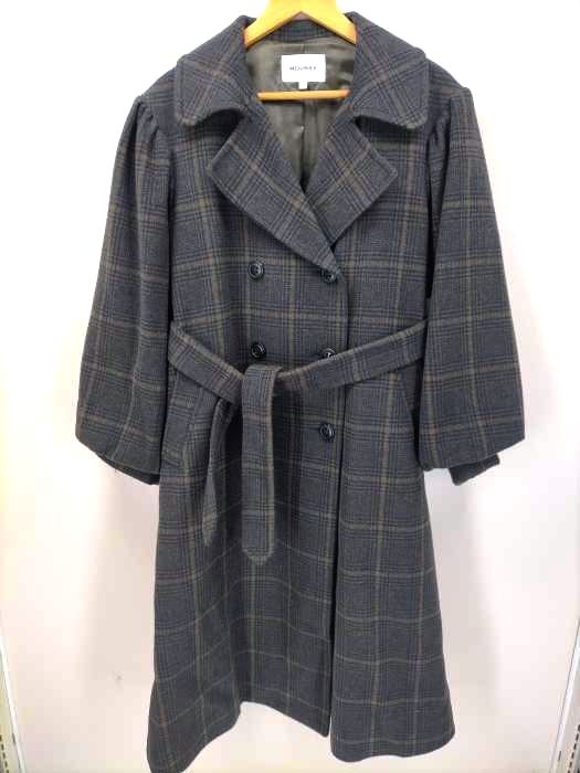 マウジー moussy PUFF SLEEVE WOOL トレンチコート レディース FREE
