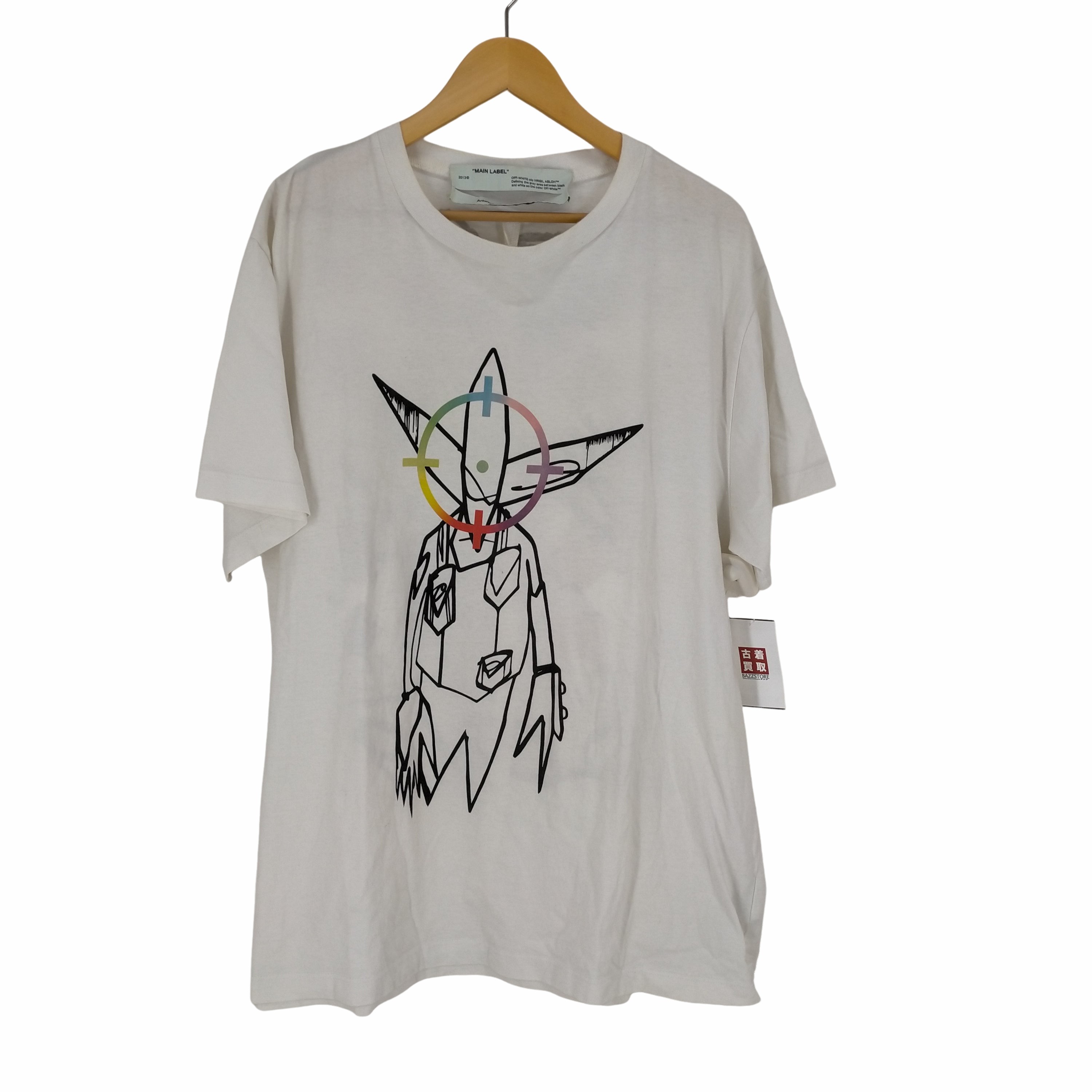 オフホワイト OFF-WHITE FUTURA ALIEN Tシャツ メンズ  S