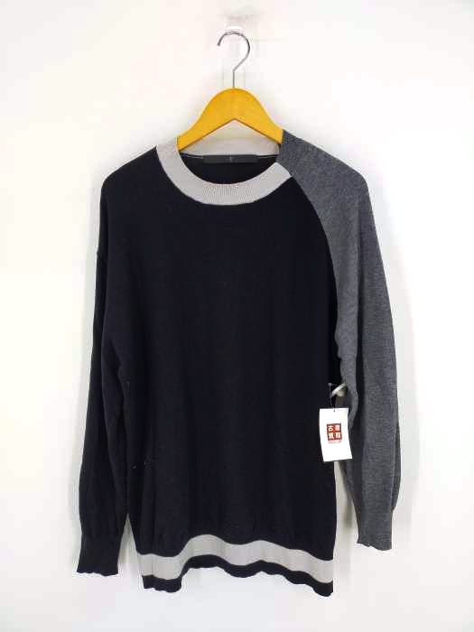 ノーアイディ NO ID. アシンメトリーBIGニットプルオーバー メンズ ONE SIZE