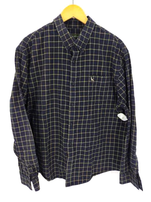 エディーバウアー Eddie Bauer 格子チェック BDシャツ メンズ import：XL