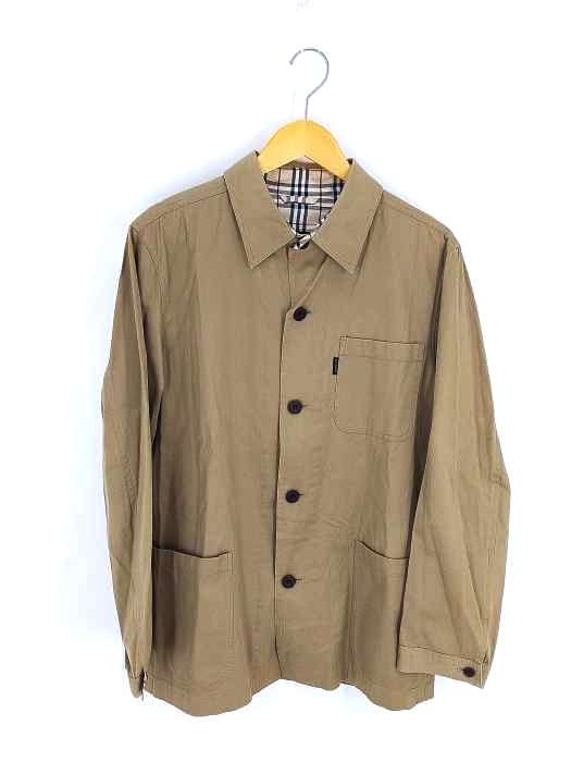 バーバリーブラックレーベル BURBERRY BLACK LABEL 裏地ノバチェック シャツジャケット メンズ JPN：M