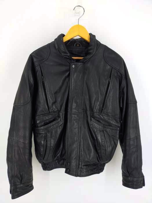ユーズドフルギ USED古着 裏地キルティング レザージャケット メンズ  M
