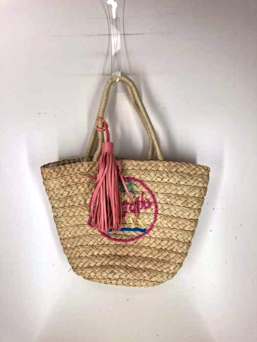 Casselini（キャセリーニ） カゴ刺繍フリンジストラップトートバッグ レディース バッグ ハンド