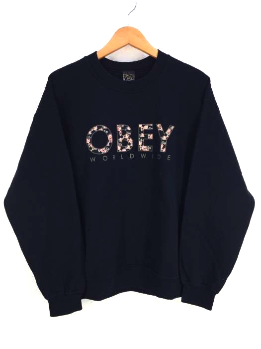 OBEY(オベイ) ロゴプリントスウェット メンズ トップス スウェット・トレーナー
