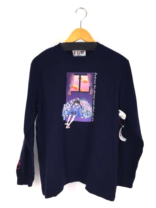 USED古着(ユーズドフルギ) kincrossworld ロングスリーブTシャツ メンズ 表記無