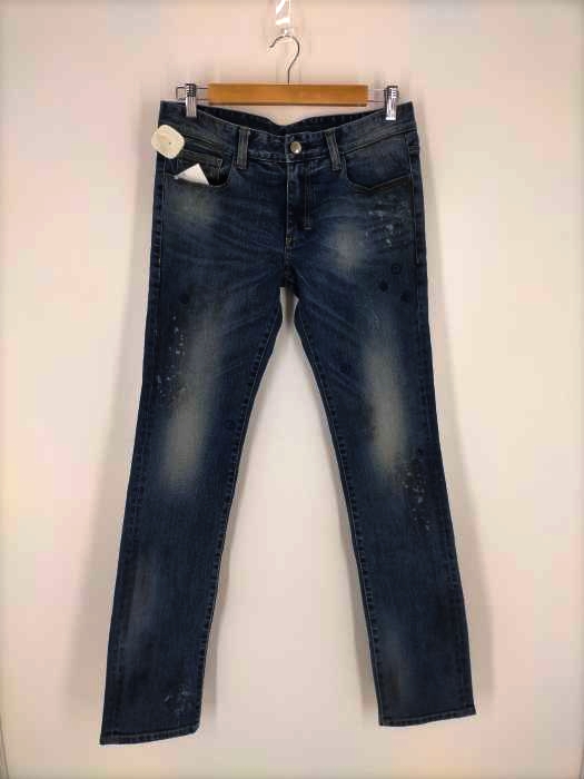 WOOYOUNGMI(ウーヨンミ) ヴィンテージ USED加工 スキニー デニムパンツ メンズ JPN：48