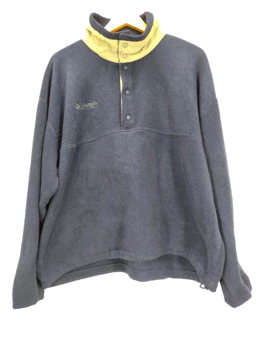 Columbia(コロンビア) 90S USA製 ハーフスナップ フリースジャケット 99年製 メンズ import：XL