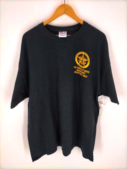 Hanes(ヘインズ) 00s HEAVY WEIGHT US FORFEITURE WARRANT RESPOND UNIT 両面プリント半袖Tシャツ メンズ JPN:XXL