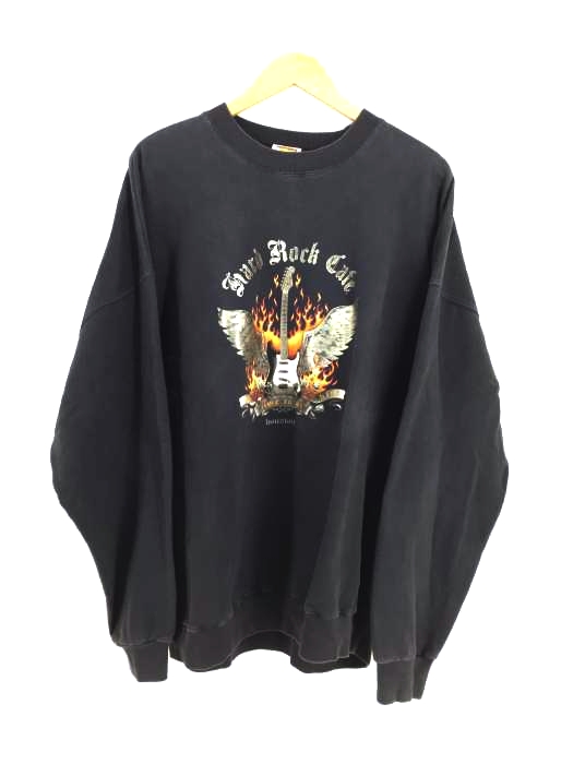 Hard Rock Cafe(ハードロックカフェ) プリントクルーネックスウェット メンズ 表記無